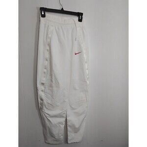 Nike Nylon Jogging Pants White Size XS